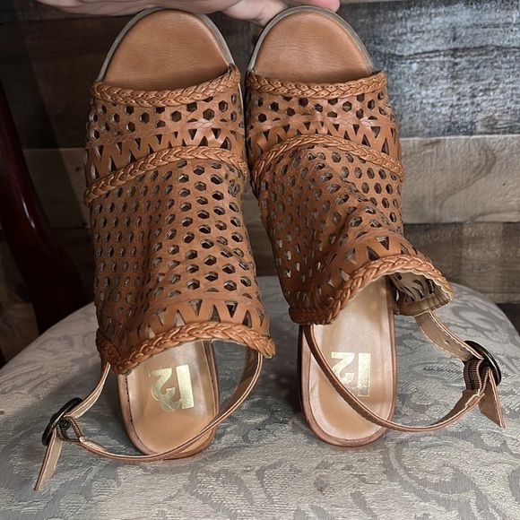 Report R2 Slingback Brown Sandals Size 8 - Picture 6 of 10